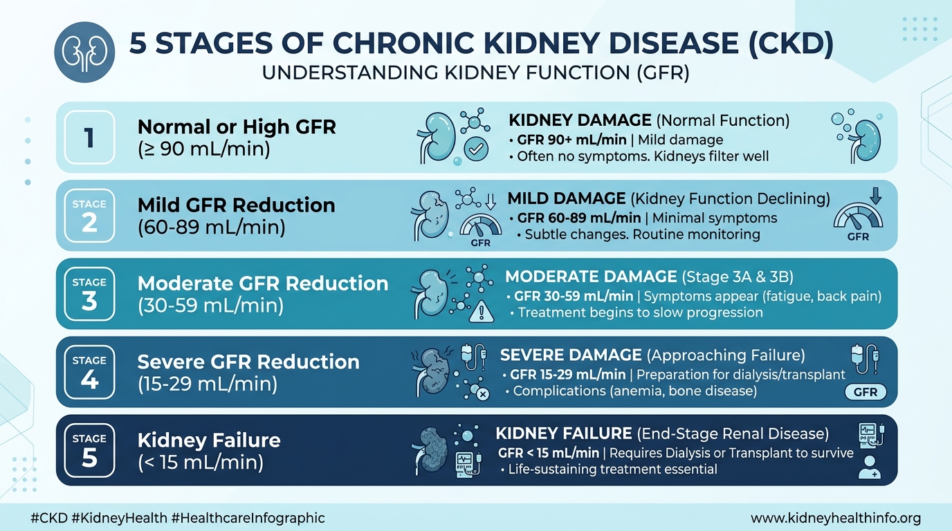 Chronic Kidney Disease Stages Patient Education Video Poster